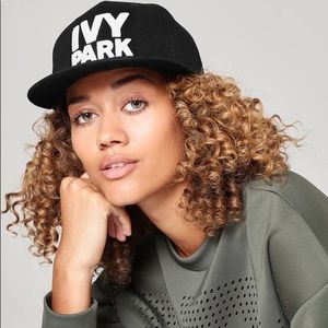 NWT Ivy Park Flat Brim Hat
